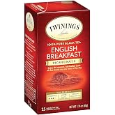 Twinings Classics Naturally Decaffeinated English Breakfast Tea -- 25 Count (Pack of 1)