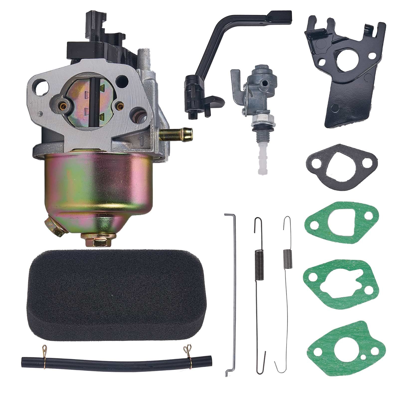 Photo 1 of Mikatesi Carburetor Set for Champion Generator Parts Power Equipment 3000 3500 4000 Watts 6.5HP 196cc OHV Engine Carb 46516 46561 Harbor Freight Predator 3000 3500 3050 3200 4000 Watts Gasoline