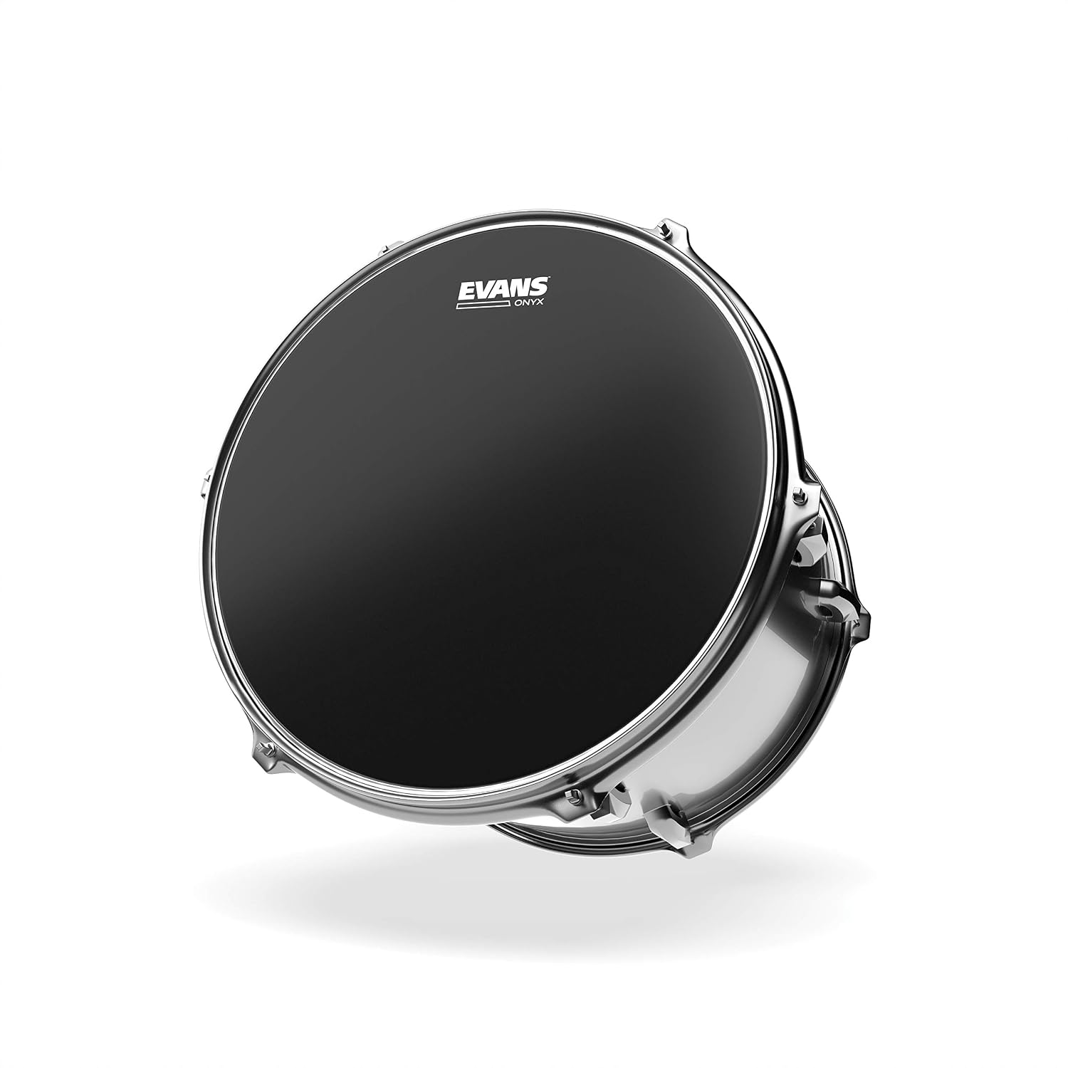 Evans Drum Heads - Onyx 2-Ply Tompack Coated, Standard (12, 13, 16 Inch), Black - Image 3