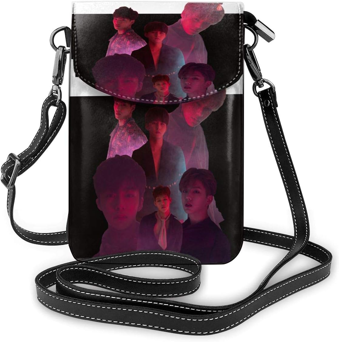 Ikechukwu Black Monsta X One Size Mini Backpack Outdoor Small Cell Phone Purse