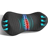 Lumbar Support Pillow for Office Chair Car Back Support Pillow, Memory Foam Gaming Chair Desk Chair Back Cushion for Lower Ba
