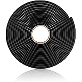ZXMOTO 13Ft Headlight Sealant Retrofit Refit Butyl Rope Rubber Glue Reseal for Car Headlamps Window Door Windshield (1 Piece)