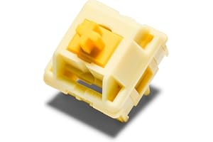 Kinetic Labs HMX Butter Pre Lubed Linear Keyboard Switches 5 Pin PCB Mount Switches (18 Pcs)