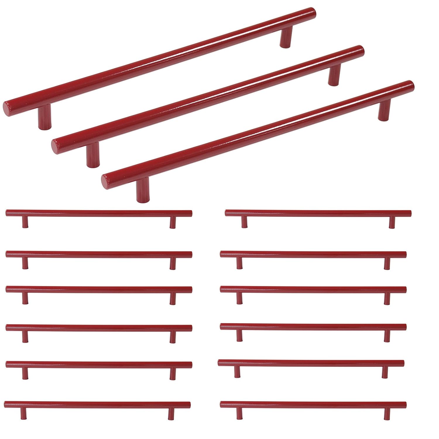 Best round t bar black nickel cabinet pulls