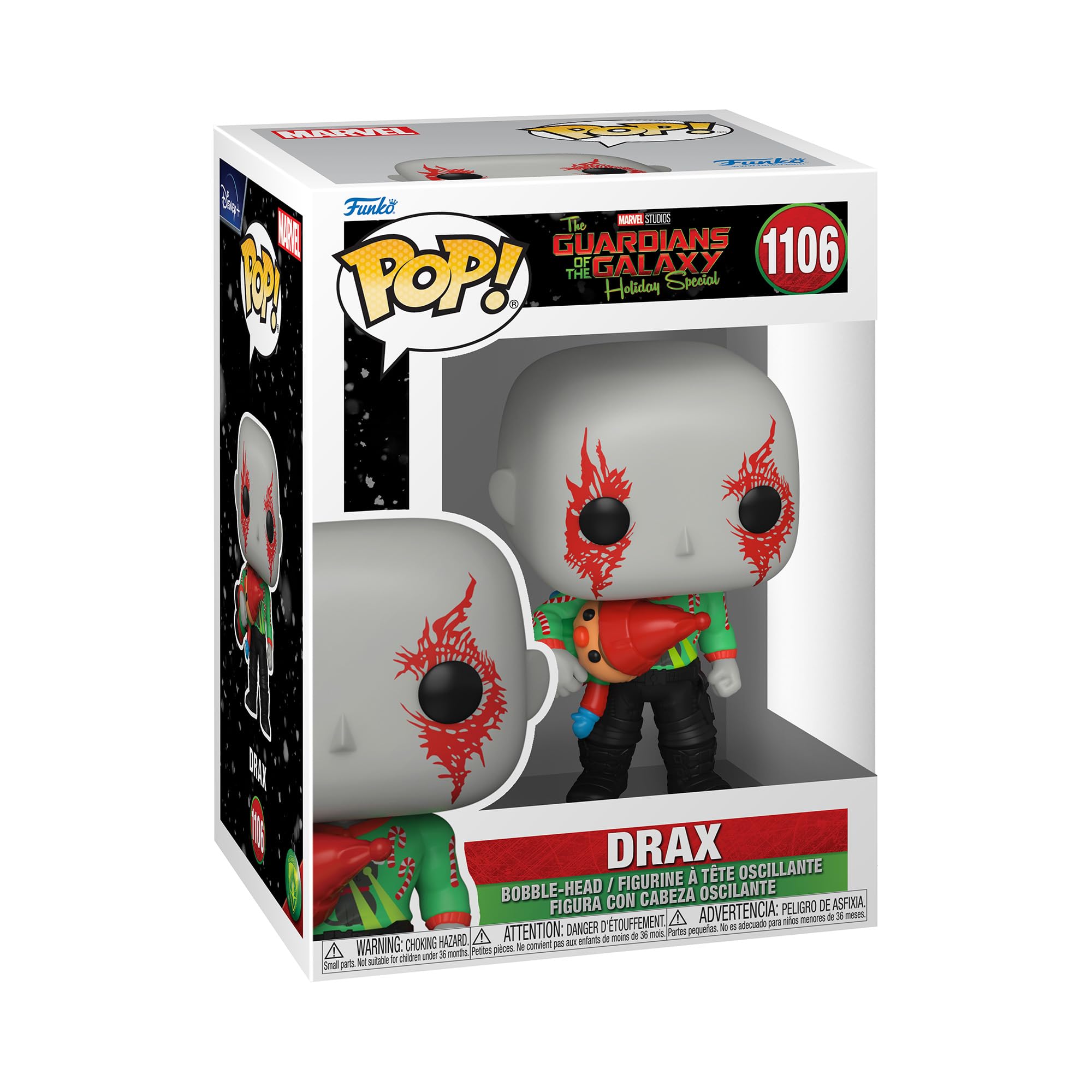 Funko Pop! Marvel: Guardians Of the Galaxy Holiday Special - Drax - Marvel Comics - Collectable Vinyl Figure - Gift Idea - Official Merchandise - Toys for Kids & Adults - Movies Fans