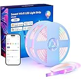 Smart LED Strip Lights Works with Apple HomeKit, 32.8ft WiFi RGB Strip, Compatible with Siri, Alexa&Google and SmartThings, A