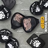 BEAR GRIP Neoprene Gym Gloves Open-Hand Grips - Hygienic Weight Lifting view 5