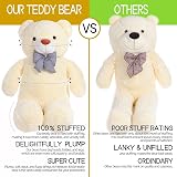 IKASA Giant Teddy Bear 78cm White Soft Plush Toy EN71 ASTM Safe Gift view 6