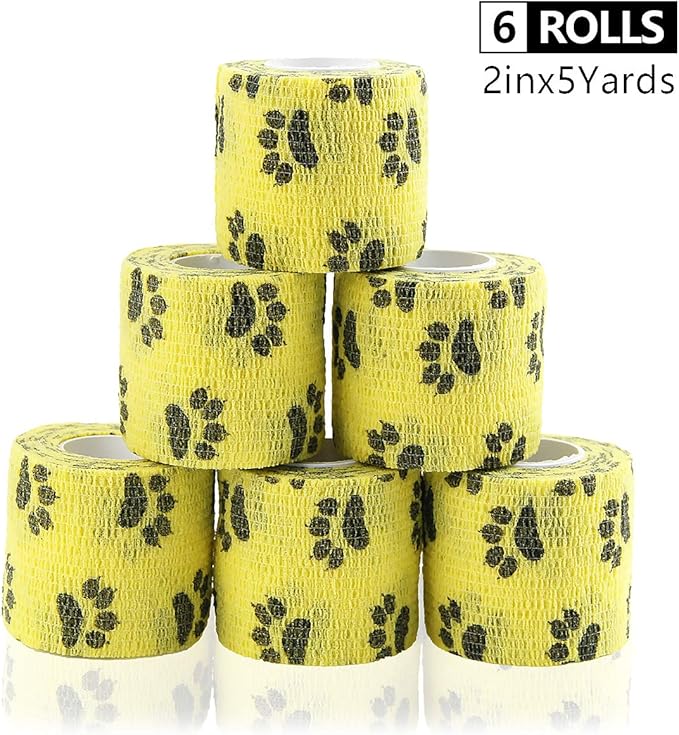 AUPCON Vet Wrap Cohesive Bandages Self Adherent Bandage SelfAdhesive