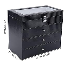 Eapmic 4 layer 24Slots Eyeglass Sunglass Storage