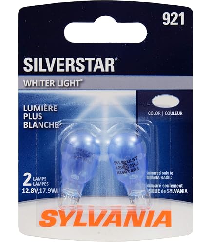 Osram W16W 12V 921-02B Halogen Bulb - 2-Pack, W2.1x9.5D Base, Original Quality