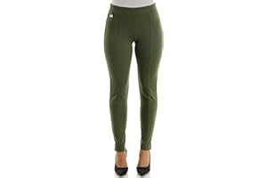 Zac & Rachel Women's Pull on Ankle Pant with Metal Tab