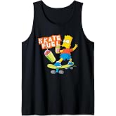 The Simpsons Bart Simpson Skate Fuel Skateboard Squishee Tank Top