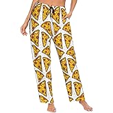 PrelerDIY Women Comfy Pajama Pants Stretch Sleepwear Lounge Pants With Pockets & Drawstring