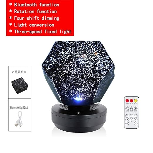 LED Estrellado Cielo Nocturno Proyector Lámpara Estrella Luz ...