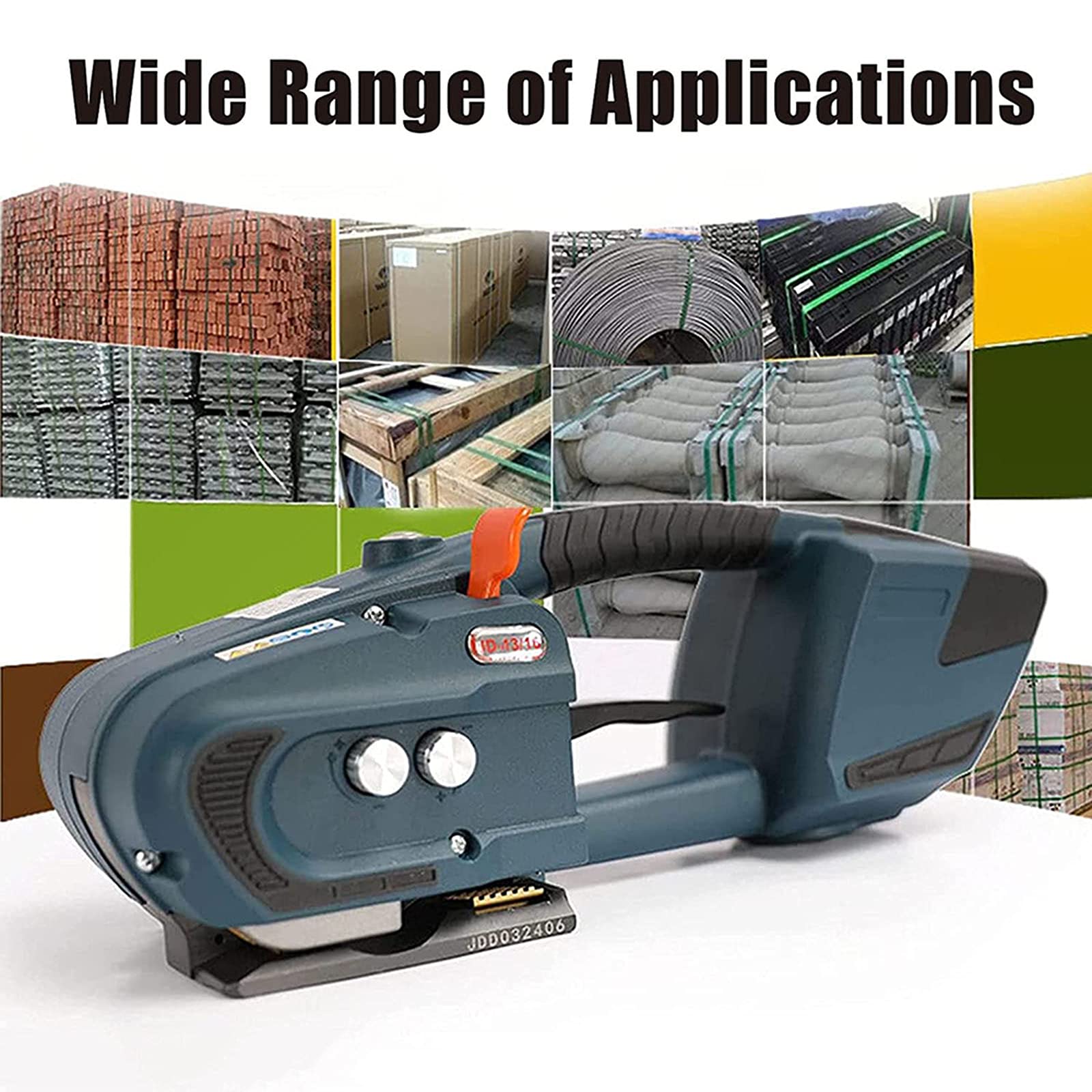 Automatic Strapping Tool For 1/25/8 Inch Wide PP/PET, Rechargeable