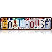 Lustiges Blechschild „Keep Gate Closed No Matter What The Goats Say“ – 20x30 Cm, Retro-Design, Witterungsbeständig