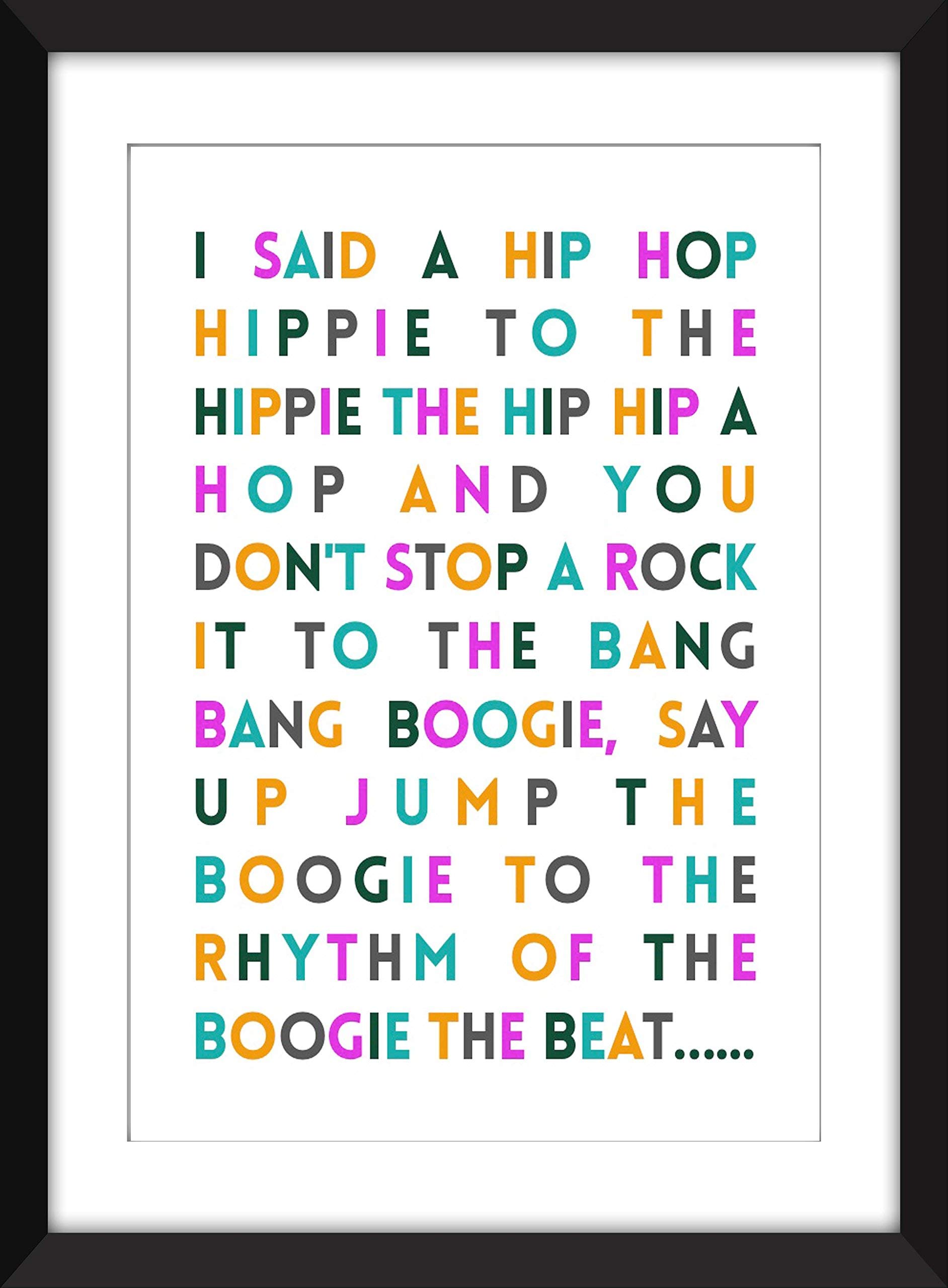 Sugarhill Gang Rapper S Delight Lyrics Unframed Typography Print Buy Online In Bahamas At Bahamas Desertcart Com Productid 55786240