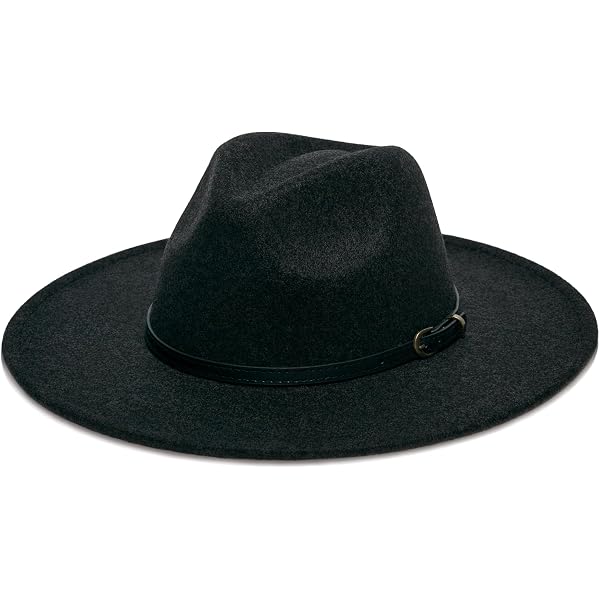 Anthropologie? Rancher Hat Women Wool Black Band Classic Preppy Boho Sz OS New The NOIR Sheep main image 3