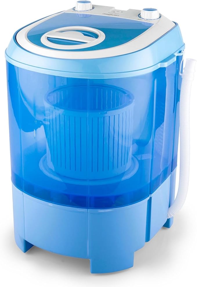 oneConcept SG003 Camping Washer, MiniWasher, Spin Dryer, Energy
