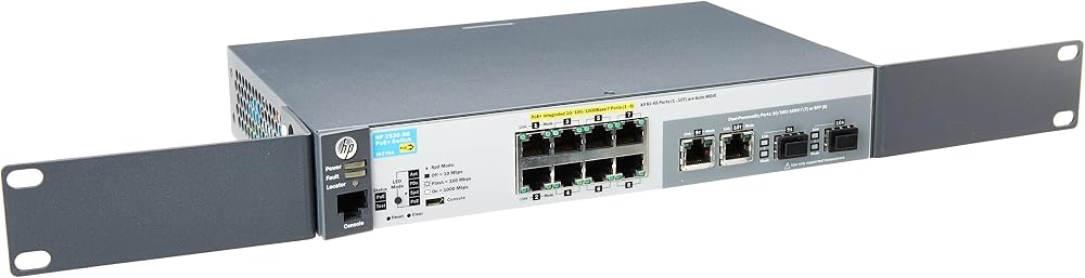 HP J9774A 2530-8G-PoE+ Ethernet Switch 8 Port Gigabit Managed Layer 2