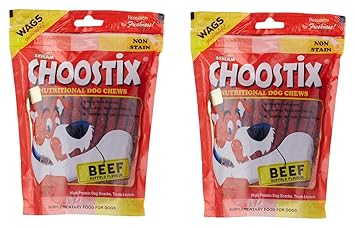 Choostix Dog Treat, Beef, 450 g (Pack of 2)