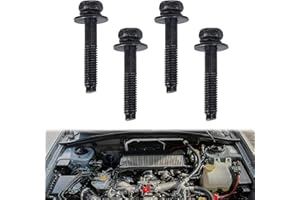 KISHYA 4 Pcs 41085 Air Cleaner Fastener, Air Filter Housing Screws, Air Filter Screws, Air Filter Fastener Compatible with Honda Civic CR-V Odyssey Element 90091-RAA-A00, 90091-P36-000, 41085 Select Acura