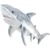 TigerHart Sammy The Shark - 36 Inch Long Great White Stuffed Animal Plush