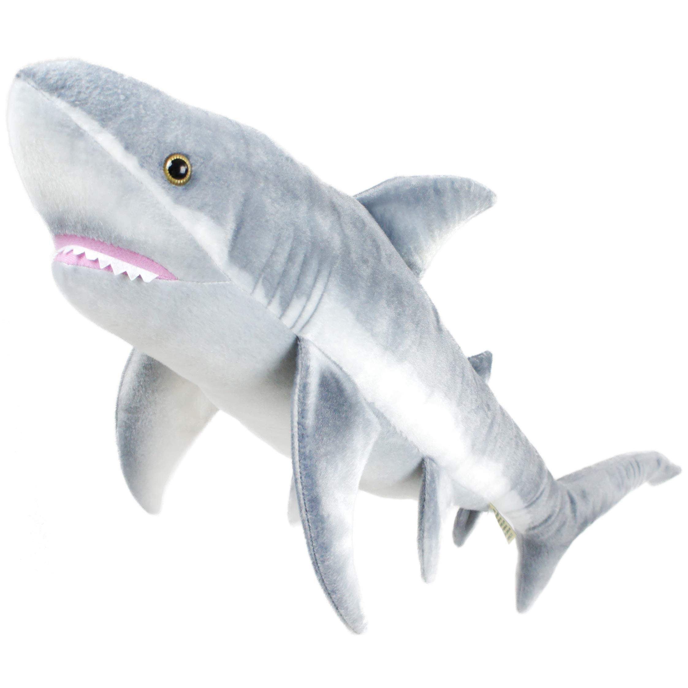 Sammy The Shark 34 Inch Long Great White Stuffed Animal Plush by
