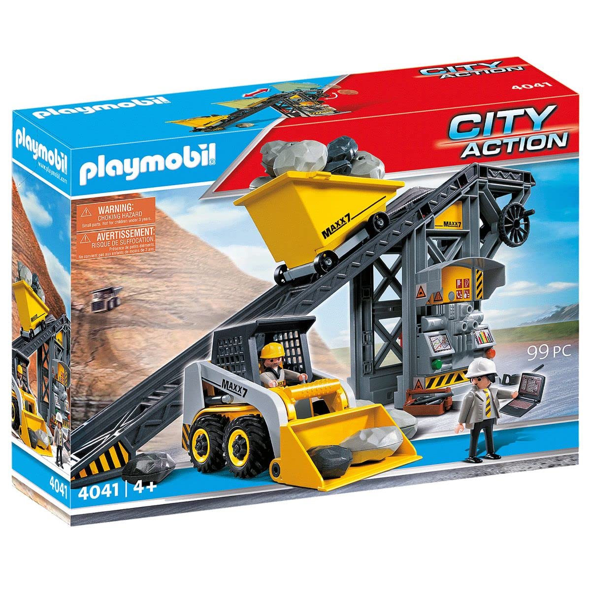 Playmobil 4041 Conveyor Belt with Mini Excavator