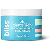 Bliss Oh, That's Rich Ultra Silky-Sheen Body Cream | Instantly Absorbs | Smooth & Soothe the Driest Skin | Paraben Free, Crue