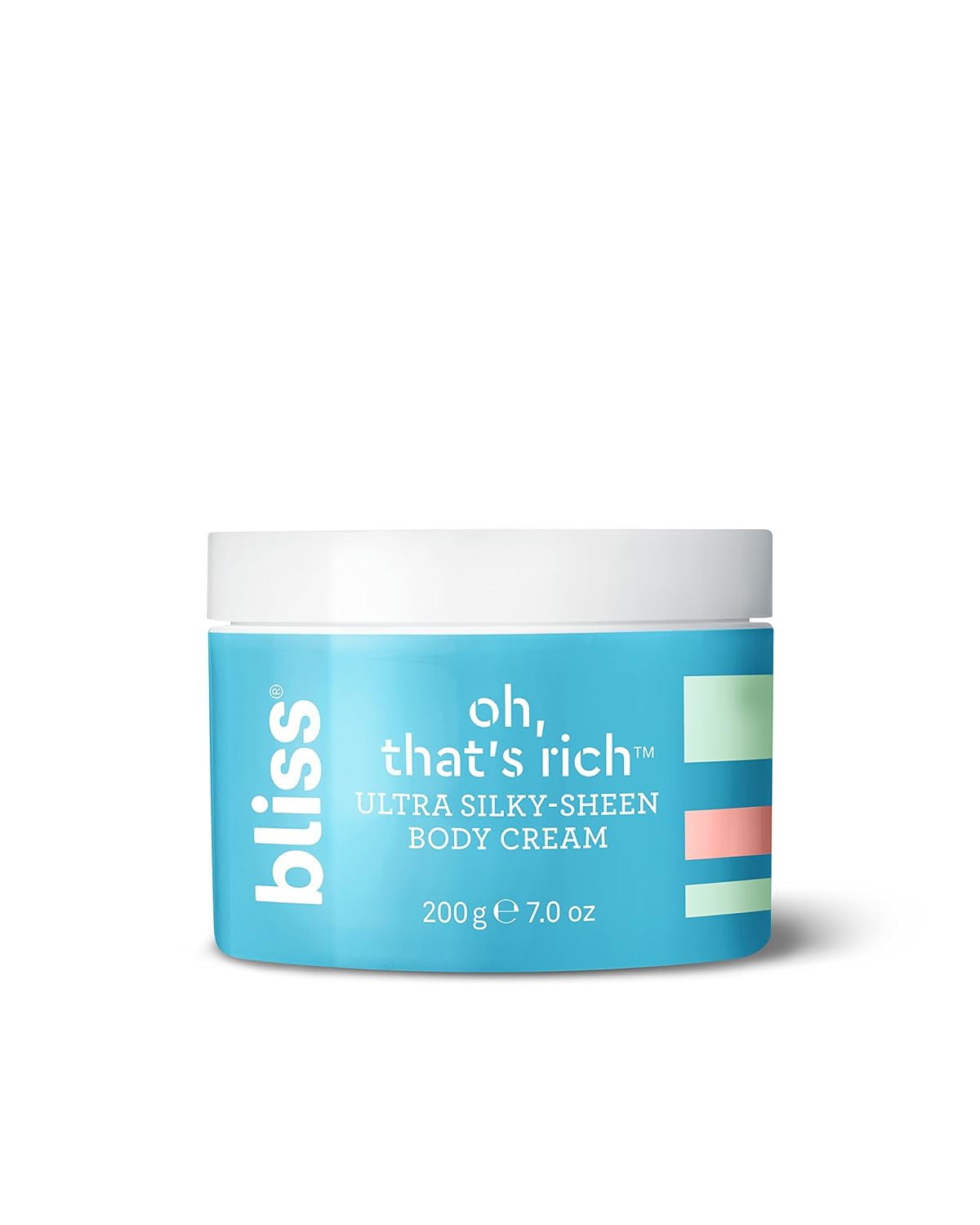 Bliss Oh, That's Rich Ultra Silky-Sheen Body Cream | Instantly Absorbs | Smooth & Soothe the Driest Skin | Paraben Free, Cruelty Free | 7.0 oz : Body Butters : Premium Beauty