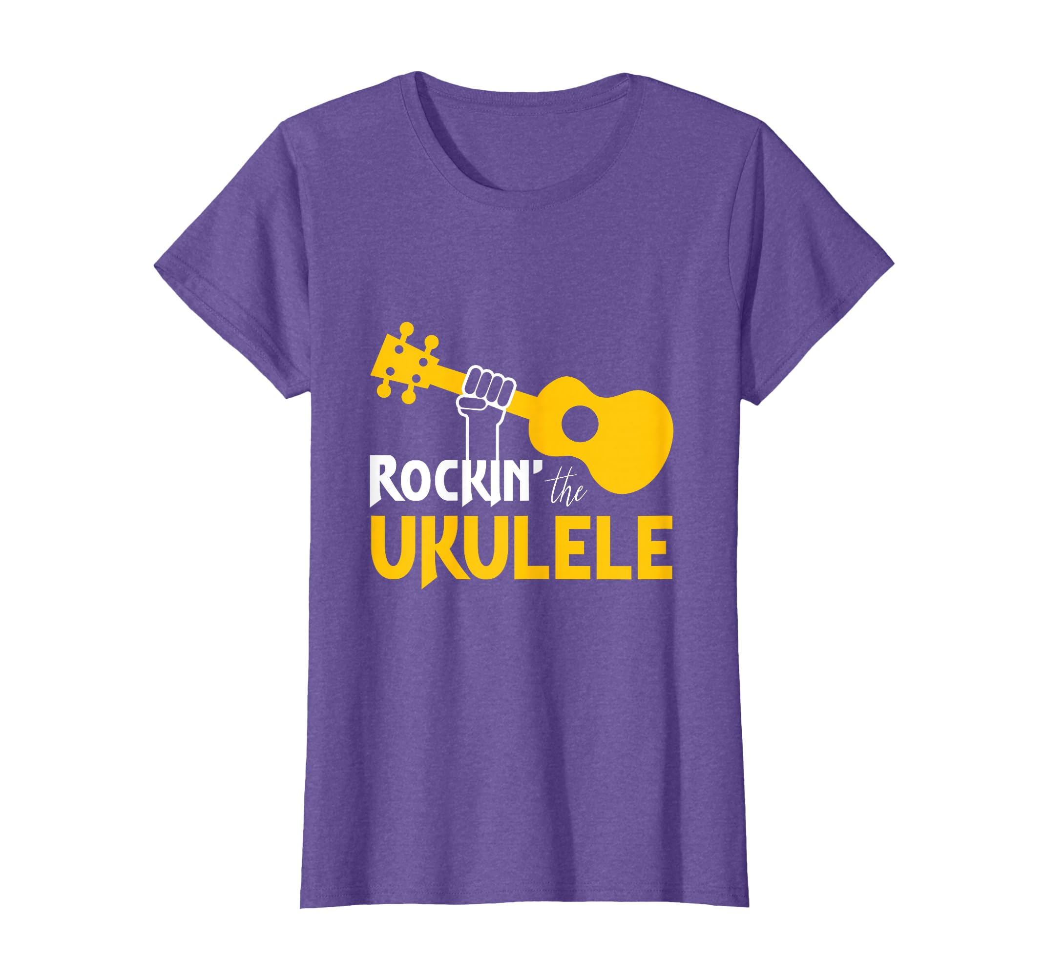 Rocking The Ukulele Guitar Acoustic Hawaiian Uke Musician T-Shirt