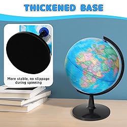 GOCHANGE 8" World Globe with Thickened Base - More