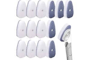 14pcs Dish Wand Sponge Refills for Scrub Daddy Dish Daddy, Non-Scratch Washing Up Wand Replacement Heads Durable Scrubber Pad