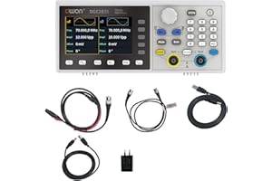 OWON DGE2035 Dual-Channel Arbitrary Waveform Generator, 35MHz Function Generator, 125MSa/s Sampling Rate, 14-bit Resolution, 3.6” TFT LCD, Signal Generator with AM/FM/FSK Modulation, PC Control