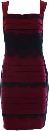 Star Vixen Women's Sleeveless Shirred Dress - Red/White Polka Dot, Banded Skater Skirt, ITY Knit (Easy Care, X-Large) - View #3