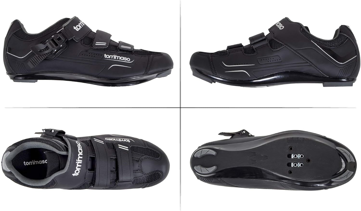  | Tommaso Strada 200 Dual Cleat Compatible Road Bike, Touring, Indoor Cycling Shoe with Buckle | Cycling