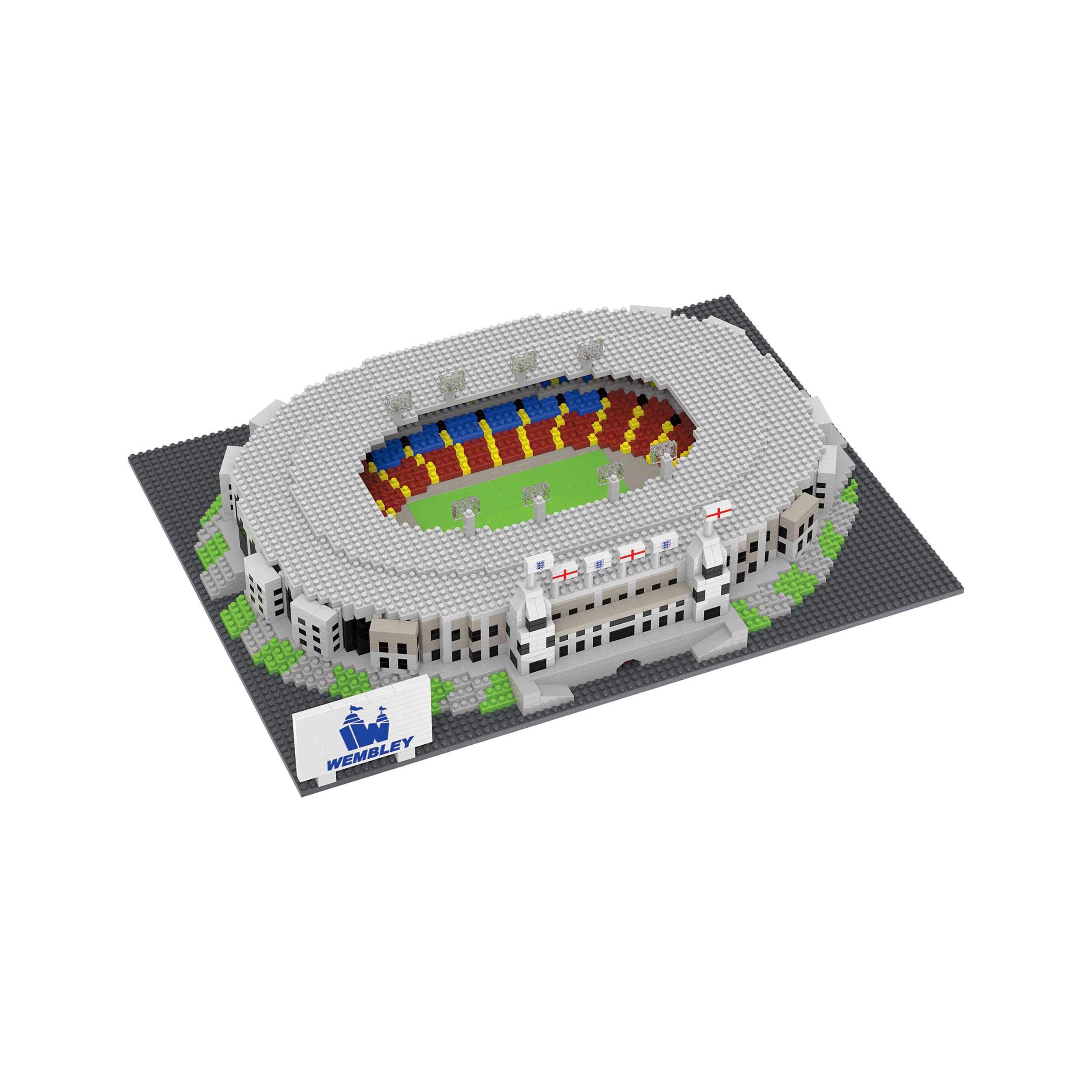 FOCO Officially Licensed England Wembley BRXLZ Retro Stadium 3D Bricks Construction Toy Model โ image 1