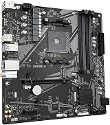 Gigabyte B550M K Motherboard AMD Ryzen 5000 4 DIMM DDR4 PCIe 4.0 M.2 GbE view 3