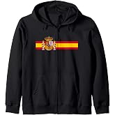 SPAIN NATIONAL FLAG ESPANA COLOR BAND MADRID BARCELONA Zip Hoodie