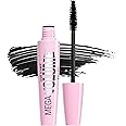 wet n wild Mascara Mega Volume - Volumizing, Waterproof, Smudge-Resistant, Cruelty-Free, Gluten-Free, Sulfate-Free & Vegan - Very Black