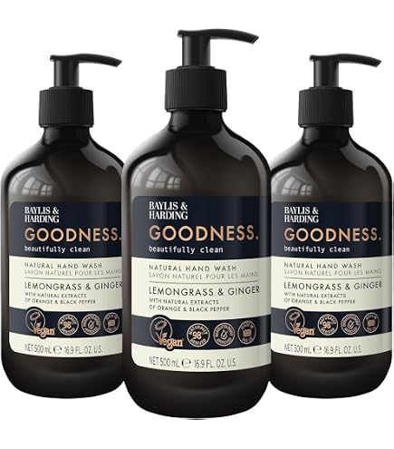 Amazon.com : Baylis & Harding Liquid Hand Soap Wash with Dispenser