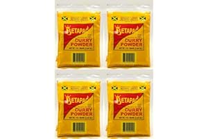 VALUBNDL: Betapac Genuine Jamaican Curry Powder – 4 Pack (110g Bags) – 440g Total Bulk Supply – Poudre de curry – Authentic J