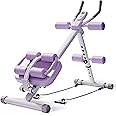 EPHESPORT Adjustable Ab Machine, Multifunctional Ab Workout Equipment, Ab ＆ Sit Up Machine for Stomach Workout, Foldable Abdominal Trainer With Knee and Back Protection, Full Body Workout for Home Gym