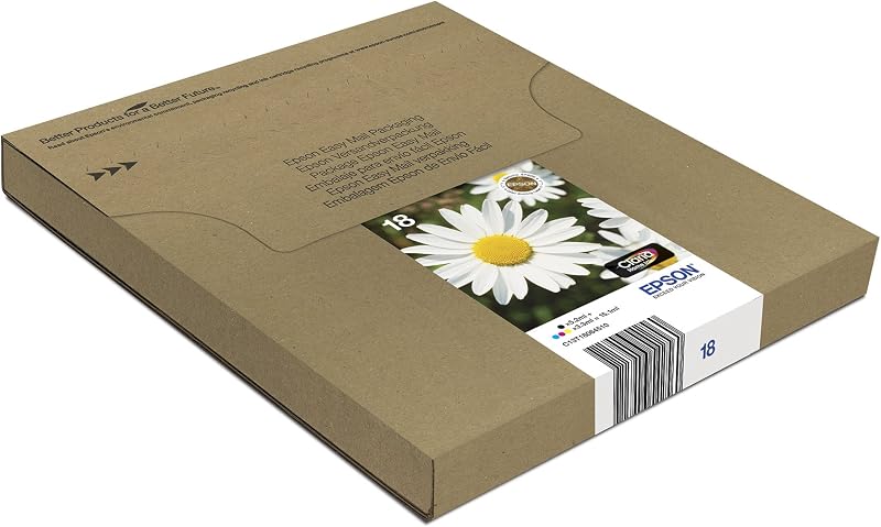 Epson 18 Daisy Ink Cartridge Multipack 4 Colour Claria Home Eco-Friendly