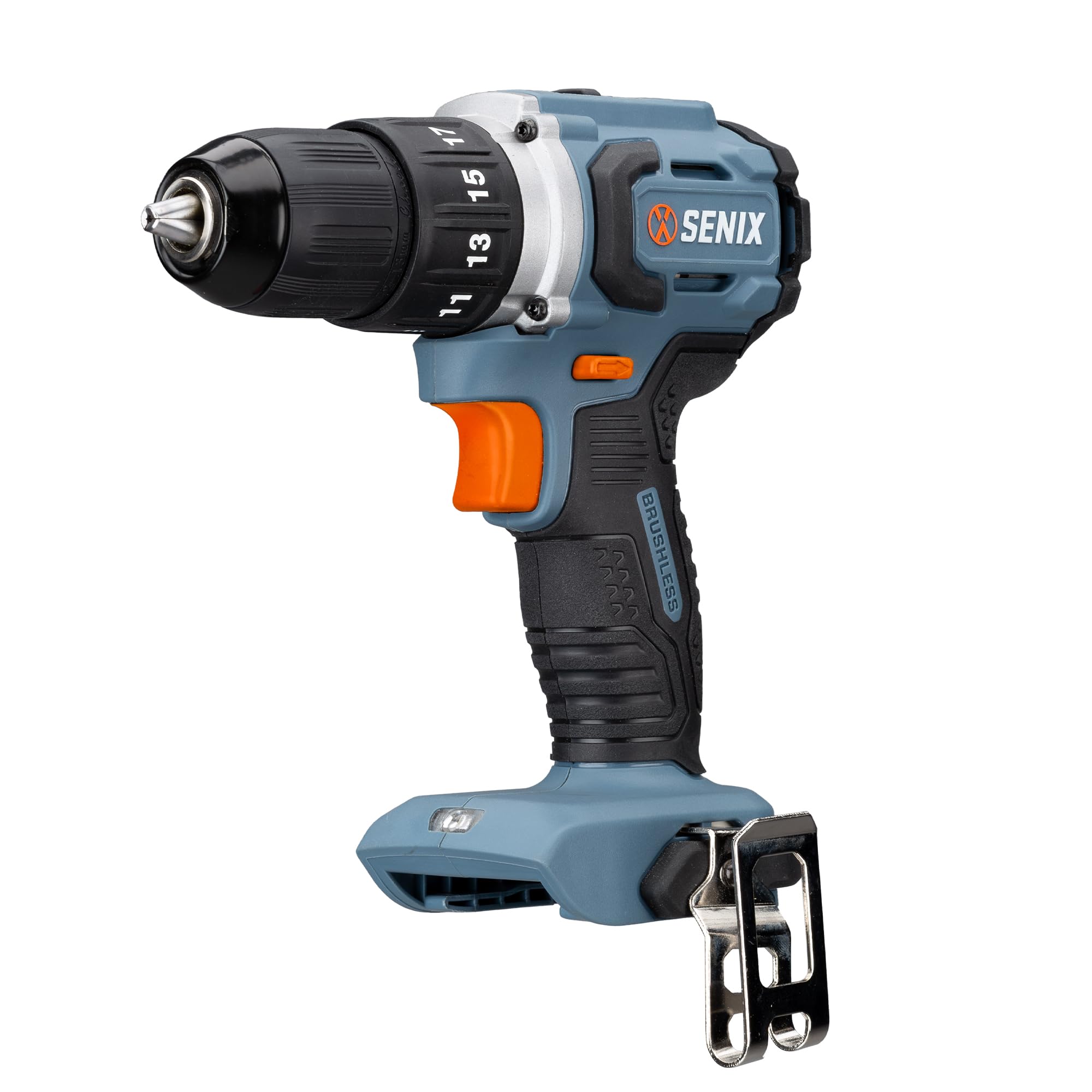 Photo 1 of SENIX 20V Max Cordless Drill/Driver Set, Power Tool Kit, Brushless Motor, 1/2-Inch, 2 Variable Speed,Tool Only (PDDX2-M2-0)