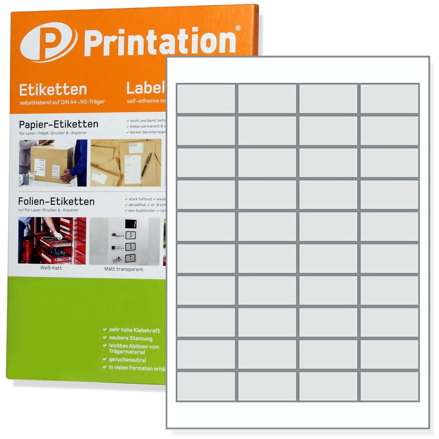 4000 SelfAdhesive Multipurpose Universal Labels 48.5 x 25.4 mm 4000