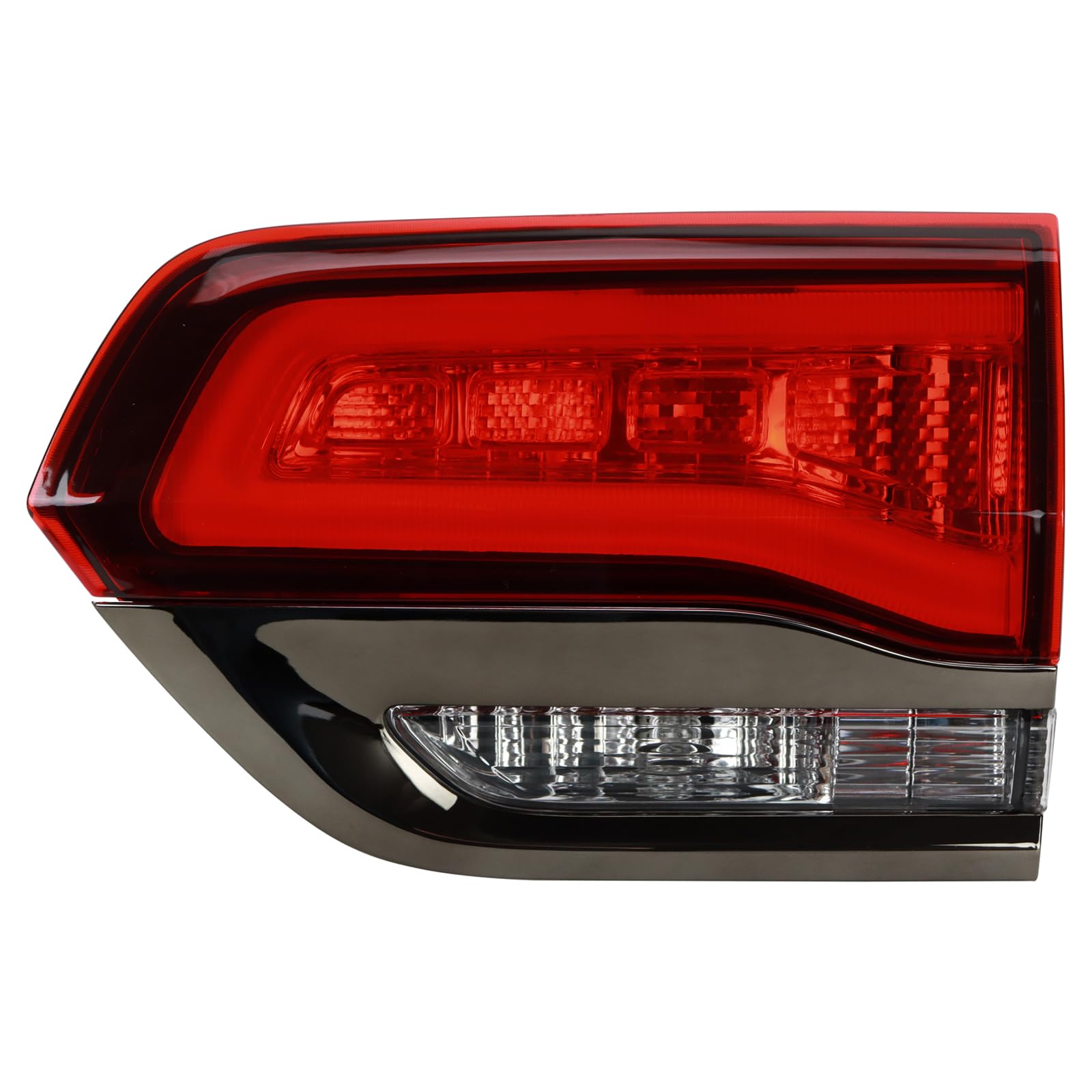 TRQ Left Inner Rear Tail Light Assembly Drivers Side Compatible with 2015-2016 Jeep Grand Cherokee CH2802114