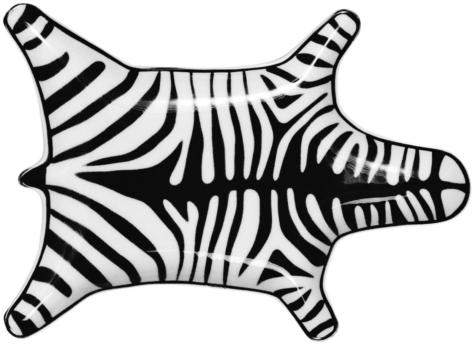Photo 1 of Jonathan Adler The Zebra Dish, Black/White